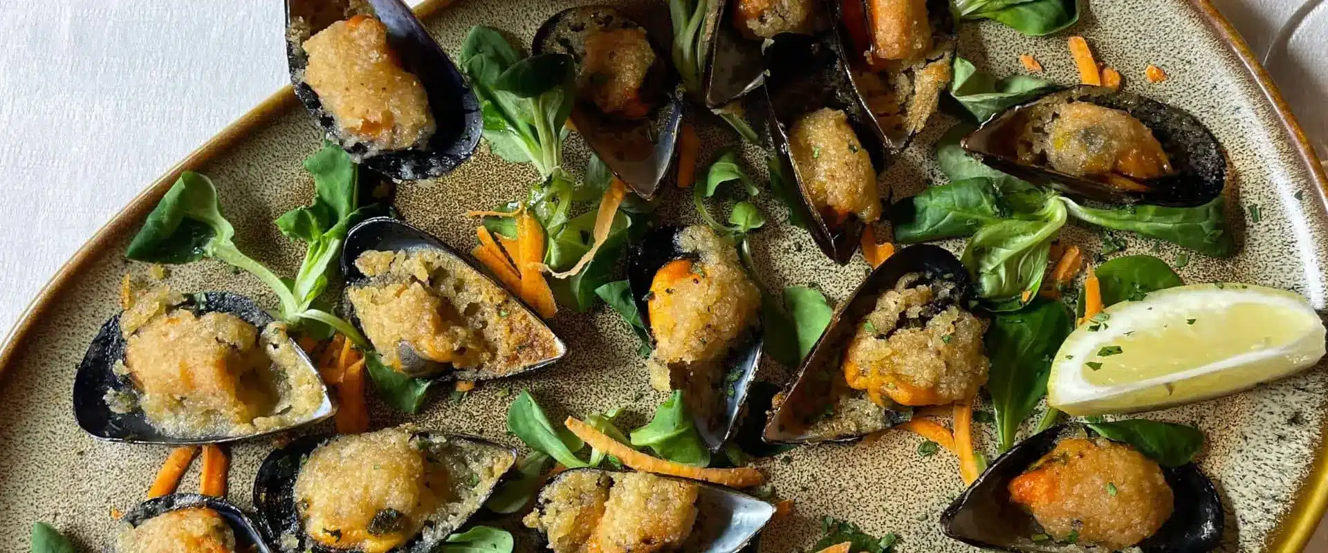 Cozze DOP di Scardovari servite a Ponte Molo