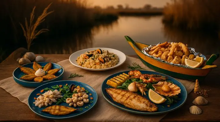 Il Ristorante Ponte Molo con le sue specialità del Delta del Po