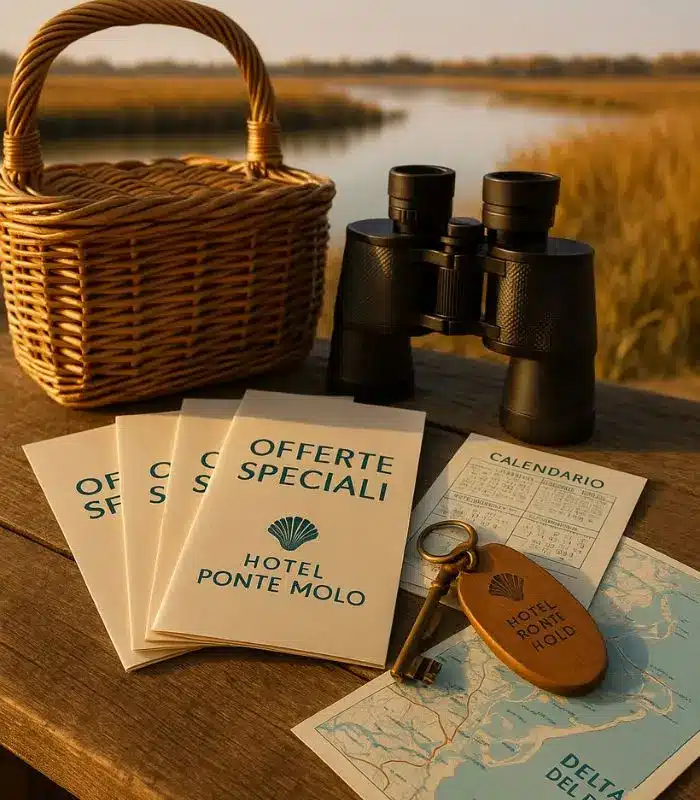 Offerte speciali e pacchetti stagionali di Ponte Molo nel Delta del Po