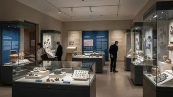 Reperti archeologici esposti al Museo Archeologico Nazionale di Adria