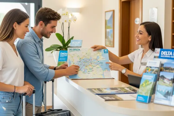 Hotel Ponte Molo a Porto Tolle, posizione strategica per esplorare il Delta del Po