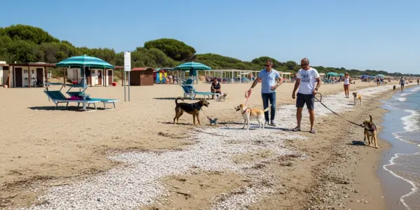 Spiaggia delle Conchiglie, dog beach attrezzata nel Delta del Po perfetta per chi viaggia con animali