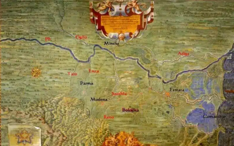 Mappa storica del Taglio di Porto Viro che cambiò per sempre il Delta del Po