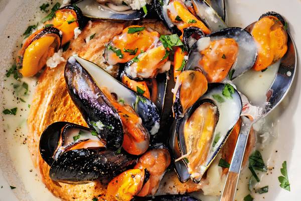 Cozze al Gorgonzola del Pastore del Delta